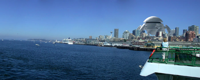 bot over Seattle