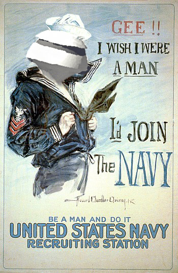 navy recruitment poster