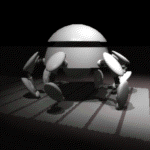 render of robotbug walking