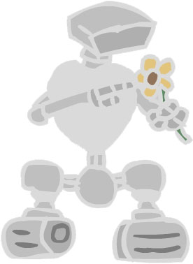 bot with flower