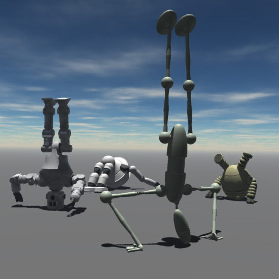 bots with head on the ground